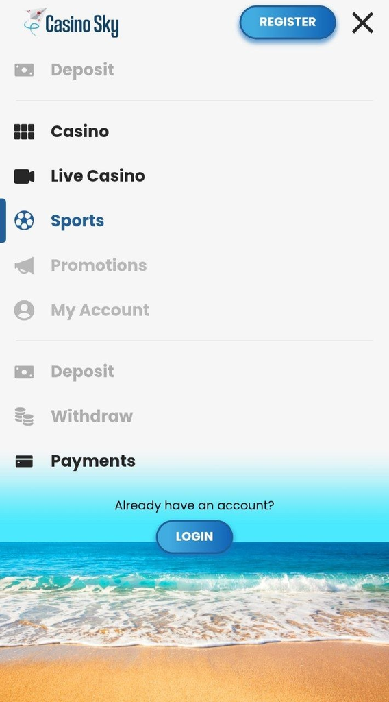 casinosky Gameplay